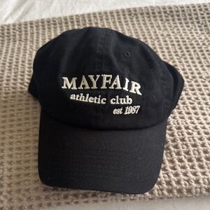Mayfair Black Athletic Club Hat